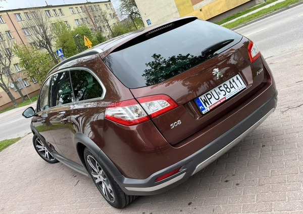 Peugeot 508 cena 39900 przebieg: 228000, rok produkcji 2013 z Nowe Skalmierzyce małe 704